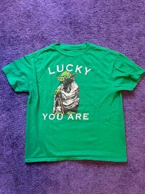 Star Wars -Yoda St.Patricks Day shirt - Size Youth Small